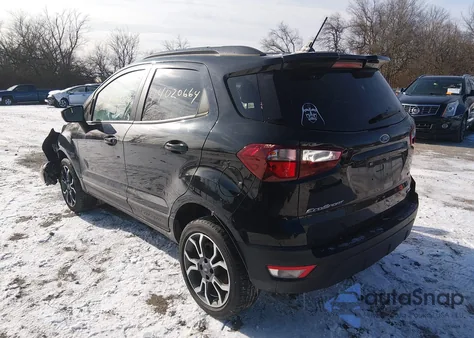2019 Ford Ecosport Ses z USA, uszkodzony, nr VIN MAJ6S3JL3KC260849